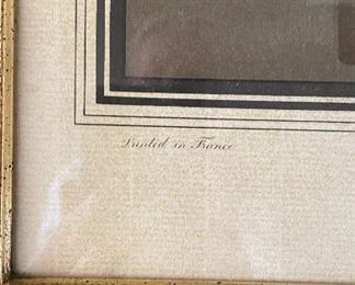 Joseph Nigg Original Lithograph: Framed Still Life. Measures 20.5" x 25.5" Unframed. Photo 4 of 5.