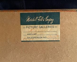 Joseph Nigg Original Lithograph: Framed Still Life. Measures 20.5" x 25.5" Unframed. Photo 5 of 5.