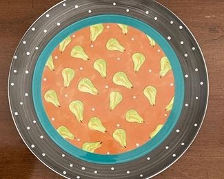 Essex Collection Bois D'Arc Tutti Fruitti Dinner Plates. Measures 10" D. Photo 1 of 7. 