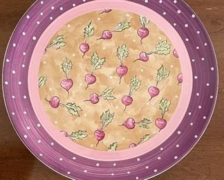 Essex Collection Bois D'Arc Tutti Fruitti Dinner Plates. Measures 10" D. Photo 4 of 7. 