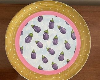 Essex Collection Bois D'Arc Tutti Fruitti Dinner Plates. Measures 10" D. Photo 6 of 7. 