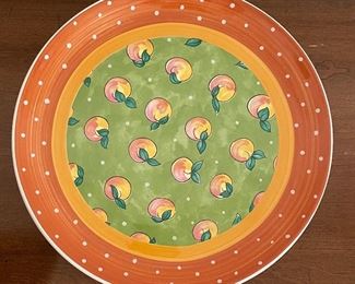 Essex Collection Bois D'Arc Tutti Fruitti Dinner Plates. Measures 10" D. Photo 5 of 7. 