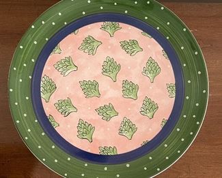 Essex Collection Bois D'Arc Tutti Fruitti Dinner Plates. Measures 10" D. Photo 7 of 7. 