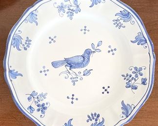 Hand-Painted Deruta Blue Serving Dish. Photo 1 of 2. 