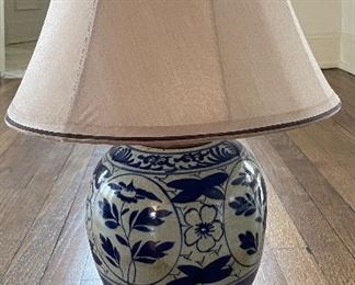 Antique Delft Jar Wired As A Lamp. Photo 1 of 2. 