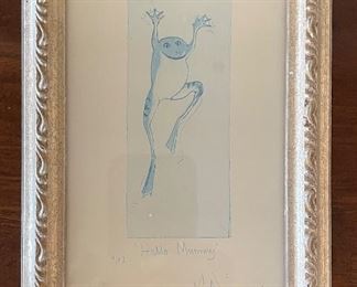 Hello Mummy, Signed by Artist. 