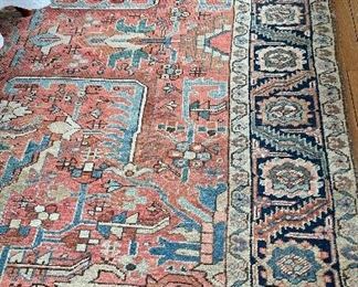 Antique Karaja Rug. Measures 10' 9" x 9'2". Photo 2 of 5. 