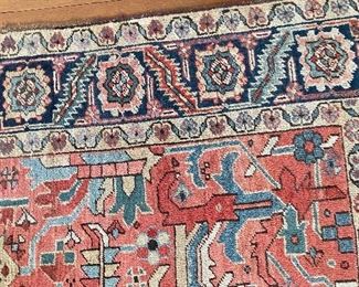 Antique Karaja Rug. Measures 10' 9" x 9'2". Photo 4 of 5. 