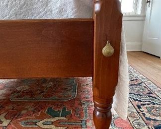 Solid Mahogany Four Poster Twin Bed Frame. Photo 4 of 4. 