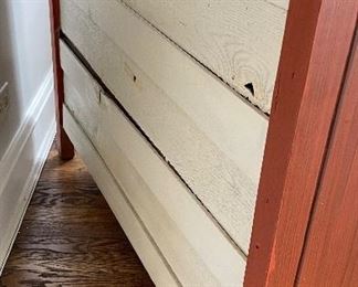 Antique Serpentine Front Chest of Drawers.  Measures 41" W x 22" D x 34" H. Photo 4 of 4. 