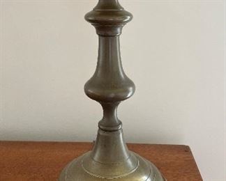 Brass Candlestick Table Lamp. Photo 2 of 2. 