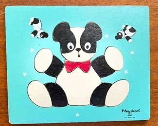 Playskool Wood Panda Bear Puzzle. 