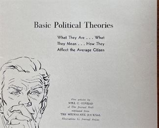 Basic Political Theories Vintage Book. Photo 2 of 2. 