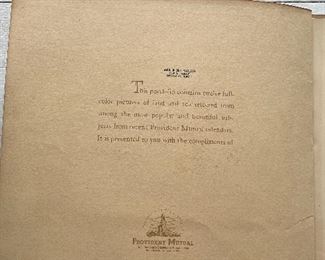 Vintage Provident Mutual Calendar Featuring 12 Full-Color Pictures of Land & Sea. Photo 1 of 12.