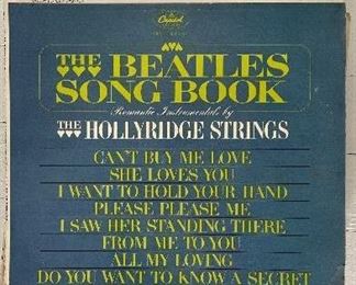 The Beatles Song Book by the Hollyridge Strings Vintage Record. 