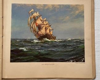 Vintage Provident Mutual Calendar Featuring 12 Full-Color Pictures of Land & Sea. Photo 2 of 12.