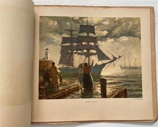 Vintage Provident Mutual Calendar Featuring 12 Full-Color Pictures of Land & Sea. Photo 6 of 12.