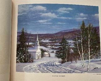 Vintage Provident Mutual Calendar Featuring 12 Full-Color Pictures of Land & Sea. Photo 12 of 12.