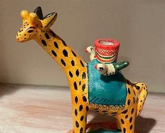 Vintage Elephant Candleholder. Made in Mexico. 