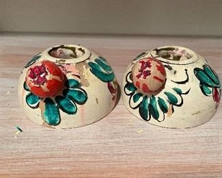 Vintage Candleholders. Made in Mexico. 
