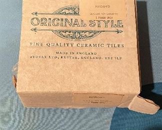 Original Style Fine Quality Ceramic Tiles: Scallop, Lobster, Prawn & Crab Patterns - 2 of Each. Photo 1 of 5. 