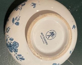 Mottahedeh Delft Flower Frog Bowl. Photo 2 of 2. 
