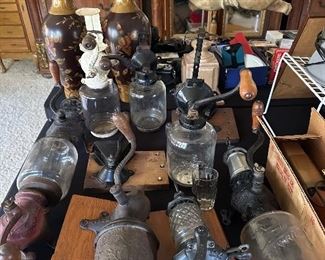 Antique grinders 