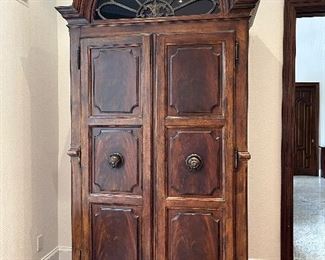 Large scale wet-bar cabinet by Drexel Heritage.  Measures 9’3” tall 4’9” wide 2’5” deep