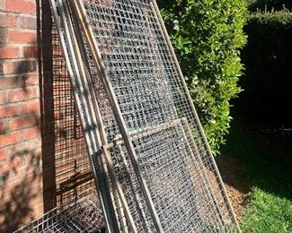 8 panel metal outdoor puppy kennel 