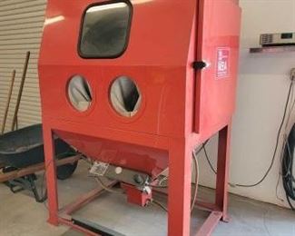 #202 • MBA Media Blast Abrasive Cabinet with Operation Manual