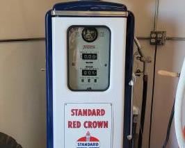 #220 • Tokheim Standard Red Crown Gasoline Gas Pump