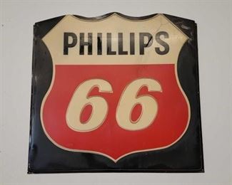 #287 • Single Sided Plastic Phillips 66 Sign
