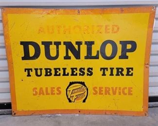 #292 • Tin Tacker Dunlop Tires Sign