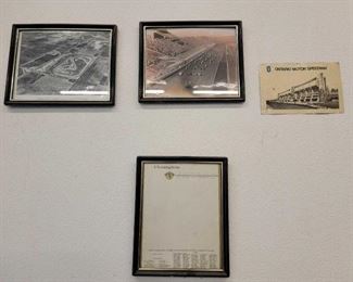 #1012 • Ontario Motor Speedway Posters and 100-Mile-an-Hour Club Poster
