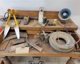#1508 • Sheers, Siren, Mail Scale, Yard Stick, Frozen Wire Staples and More
