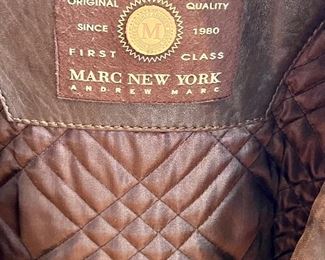Mens Andrew Marc Leather Jacket
