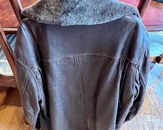 Mens Andrew Marc Leather Jacket