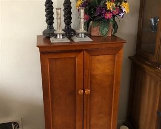 CD Cabinet, Candle Holders