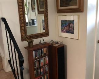 Mirror, Pictures, Pair of Vienna Acoustic Speakers, Lots of CD's!!!