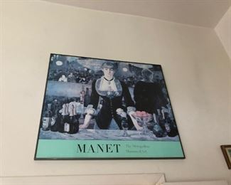 Framed Vintage Poster - Manet