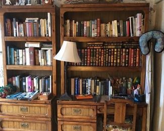 Desk w/ Chair, Chest, Lot of Books!!!