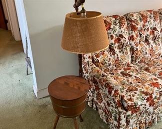 Vintage Barrel Floor Lamp