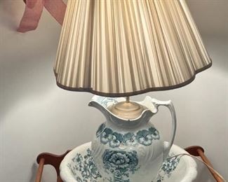 Pitcher and Bowl Lamp