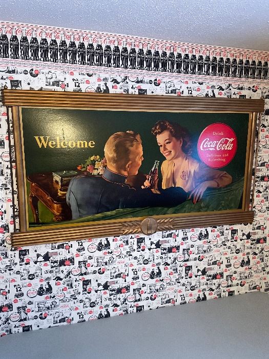 Vintage Coca-Cola Advertisement in Kay Frame