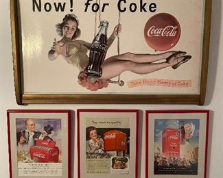 Vintage Coca Cola Advertisements