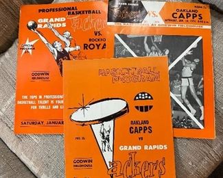 Vintage Grand Rapids Sports Programs