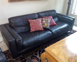 Scan Design Leather Sofa