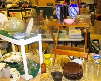 Brown Stoneware and Measuring Bowls