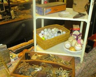 Keys Golf Balls and License Plate Tags