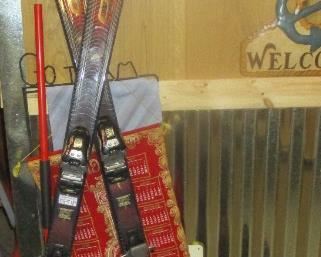 Skis and Antique Photos